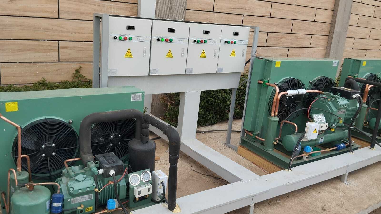 Busta Refrigeration team and equipment